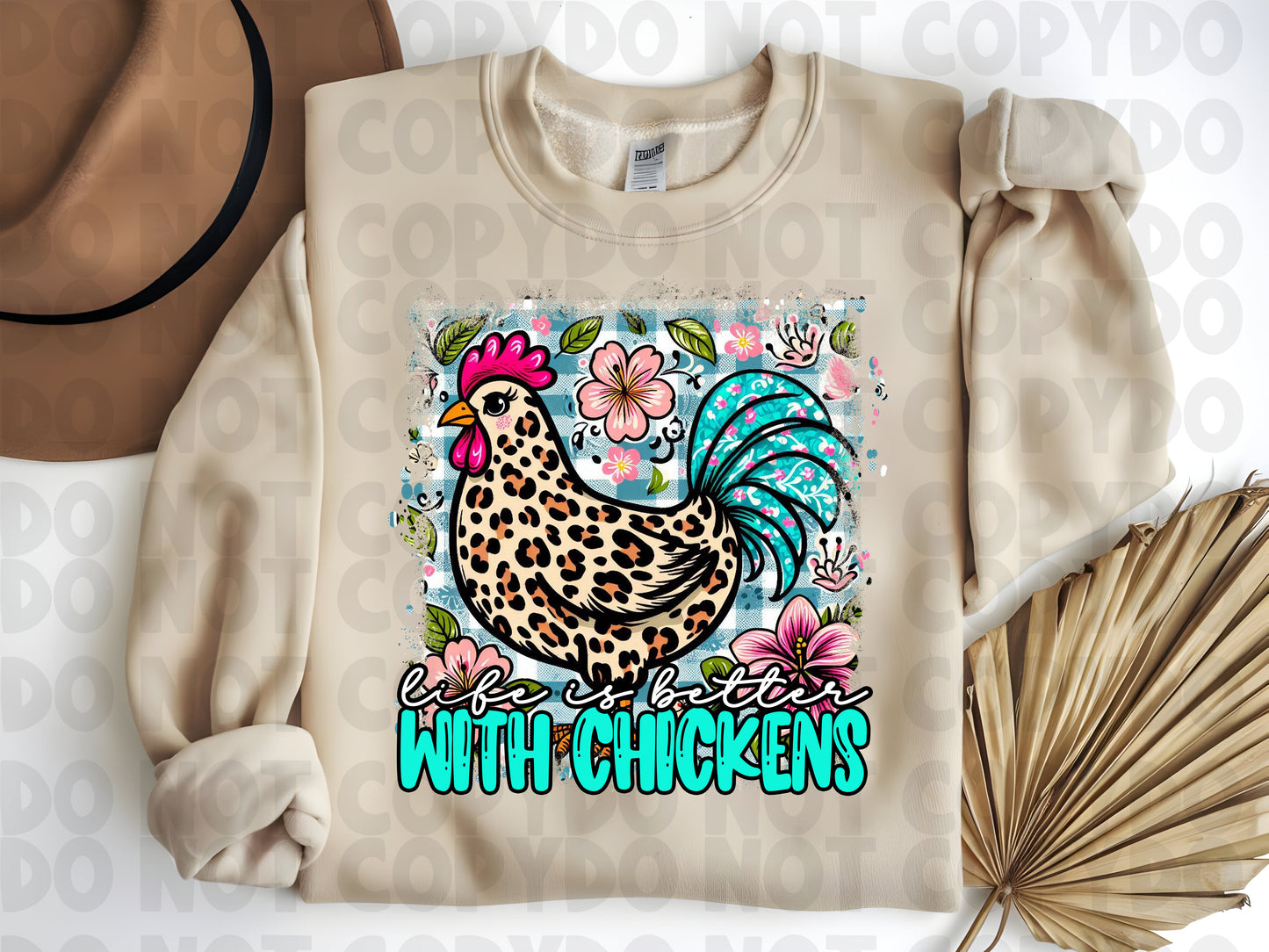 Life is Better with Chicken PNG Sublimation Download