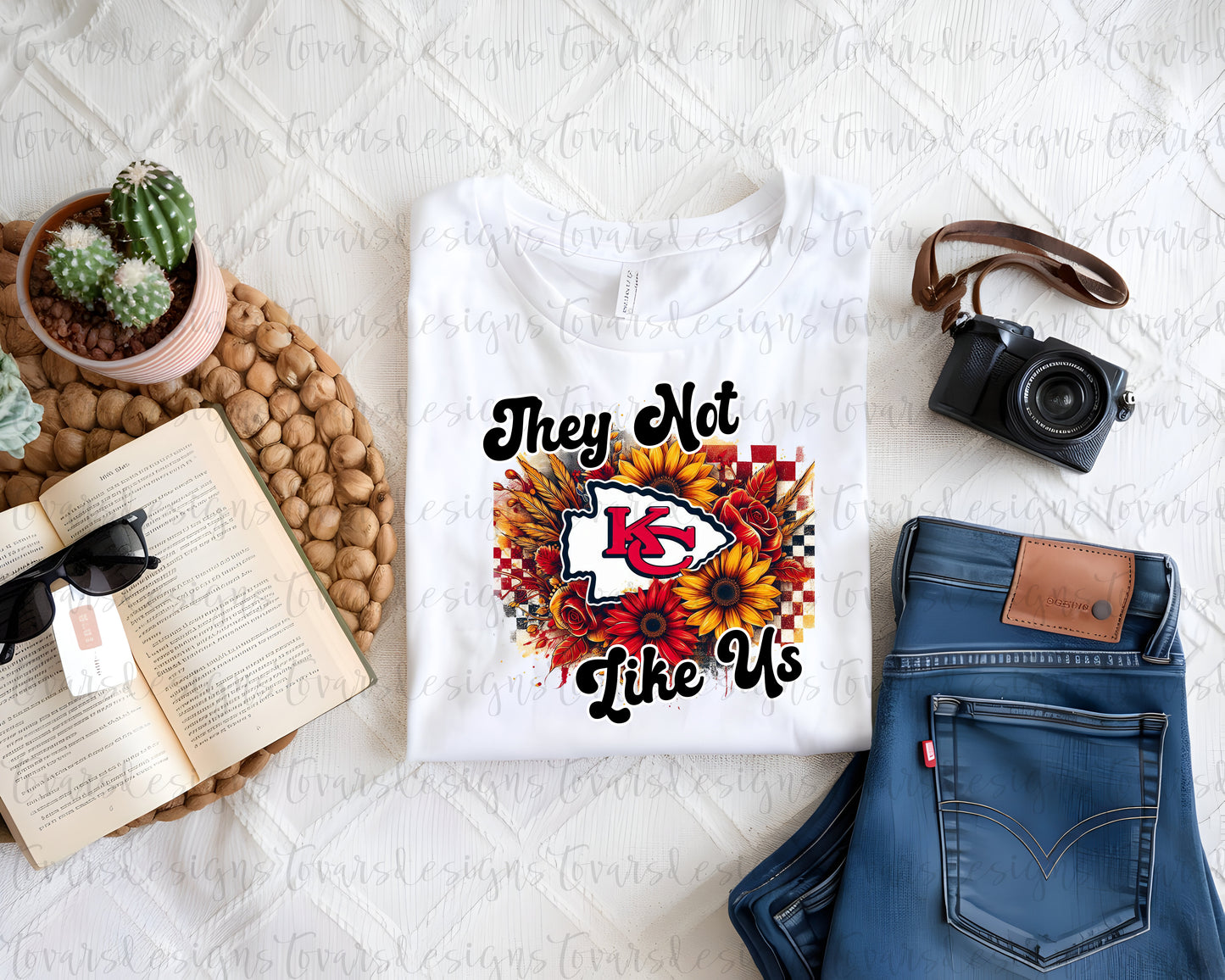 They Not Like Us Football Design Png DIgital Download Sublimation Chiefs