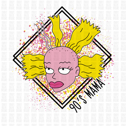 90s Mama Cynthia png instant download