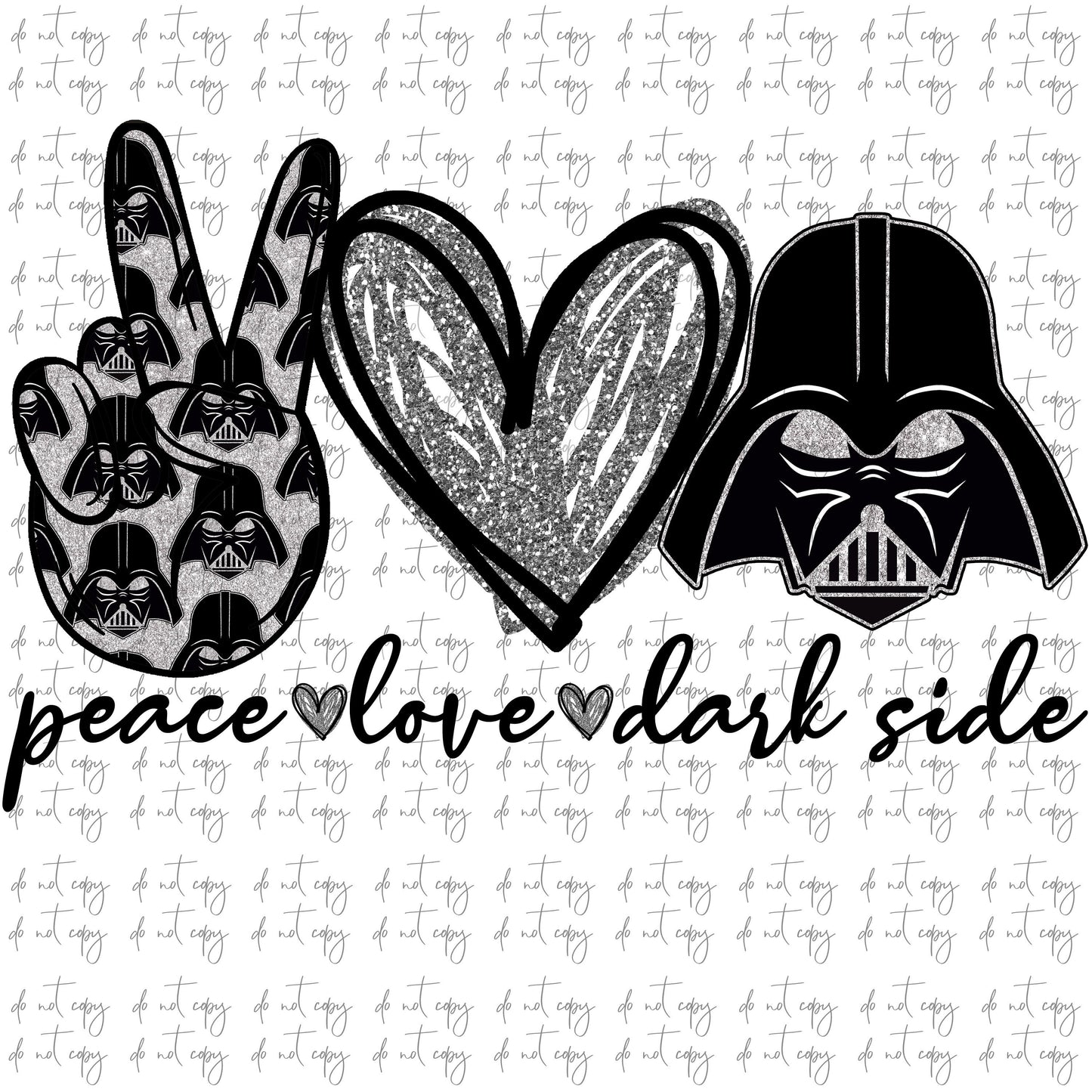 Peace love Design Sublimation Digital Download, Movie Png File, Peace love Design Black Silver Glitter print, Sublimation digital download