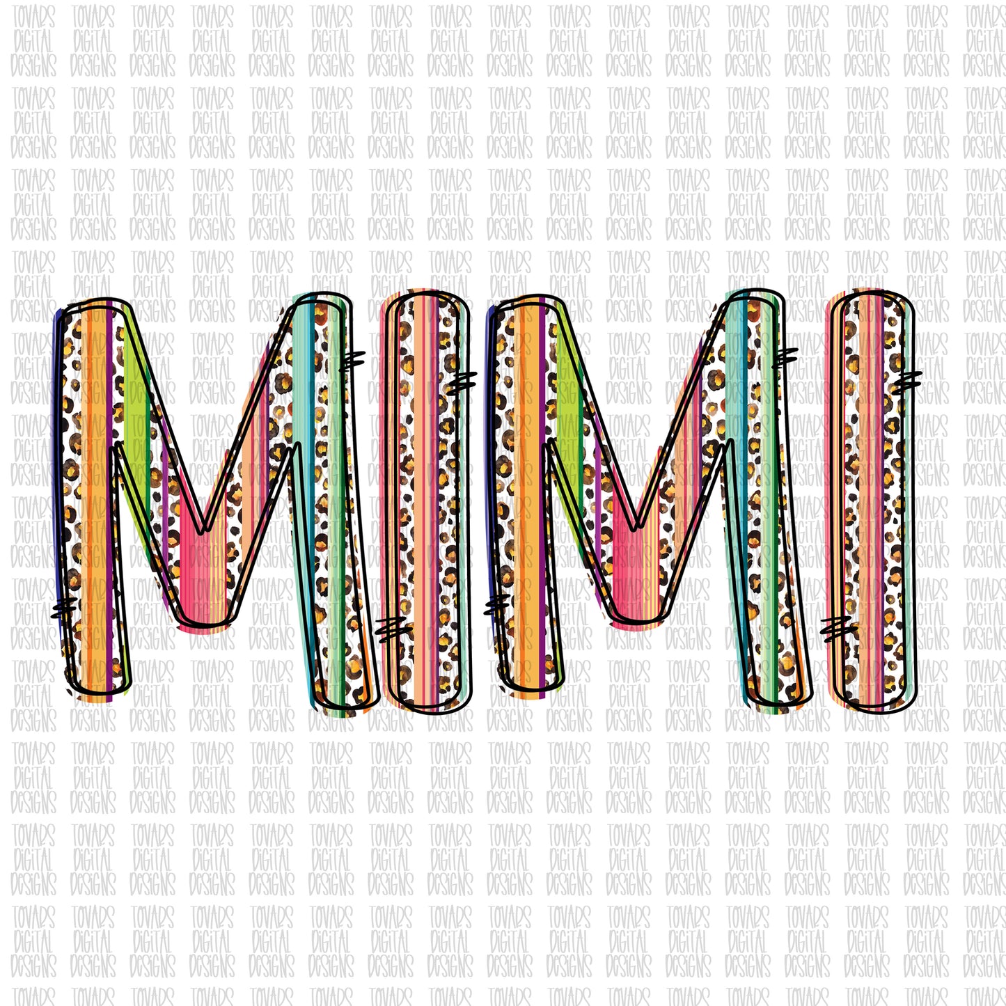 Mimi Leopard serape print Sublimation Download, Mimi leopard serape PNG File Instant Download, Mimi leopard serape Sublimation