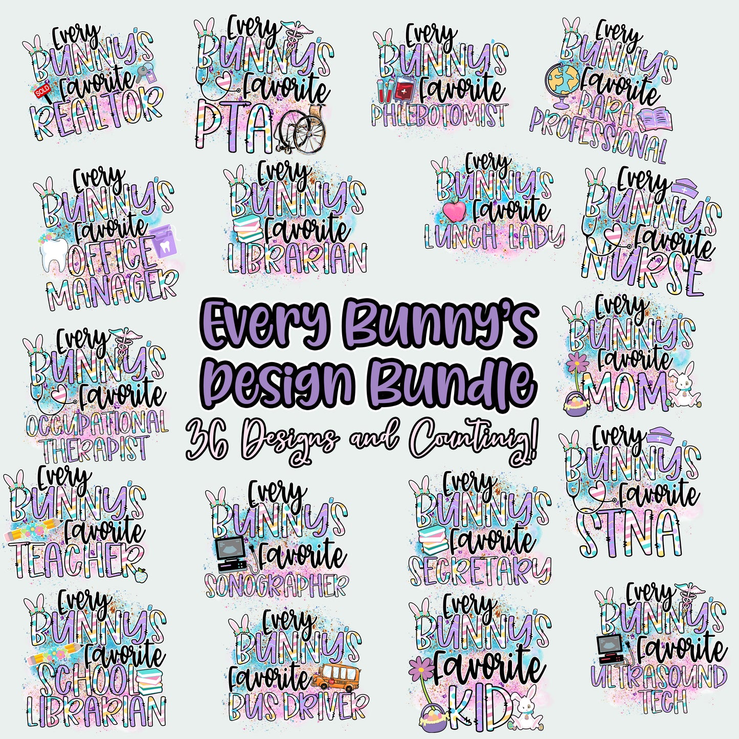 Every Bunny's Easter Design Bundle