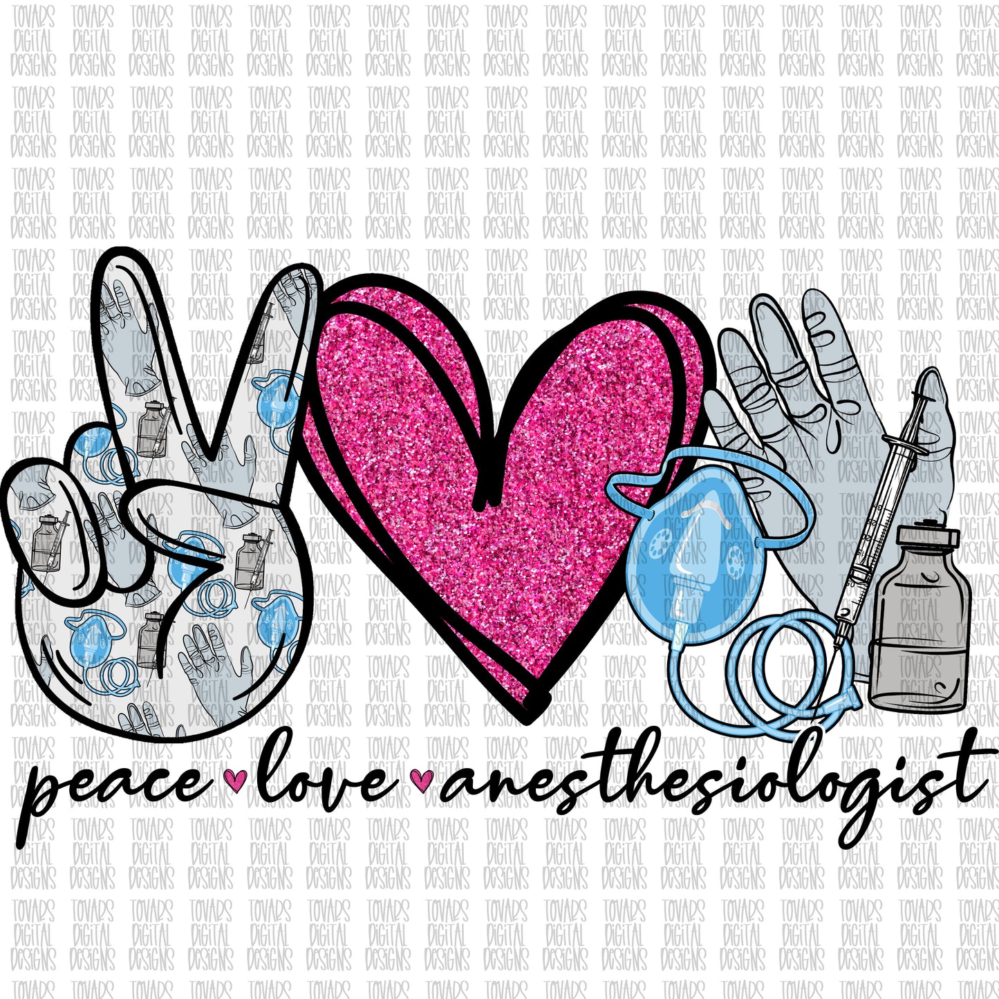 Peace Love anesthesiologist Sublimation Download, anesthesiologist PNG, Instant Download nursing sublimation, anesthesiologist Sublimation