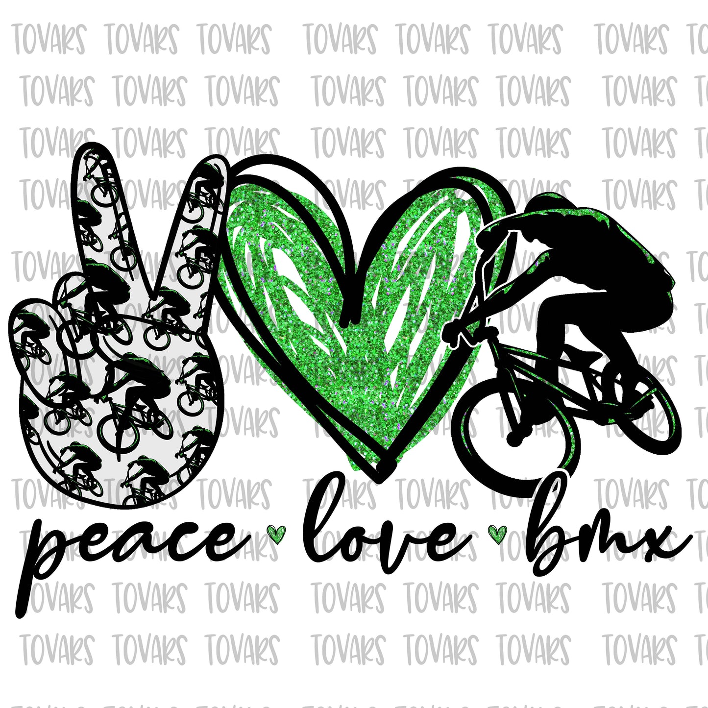 Green Peace Love BMX PNG FILE, BMX Rider design, BMX designs, Sublimation bike png file, digital download, BMX design