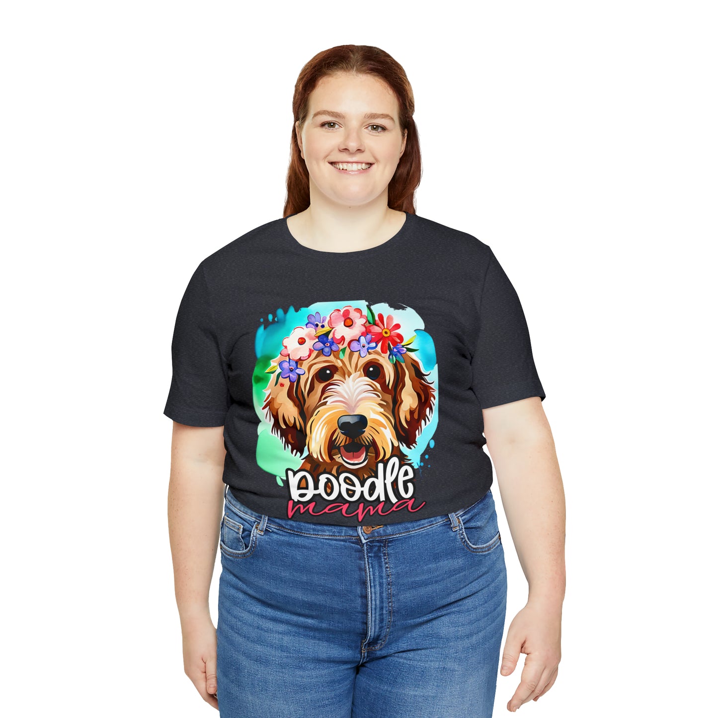 Doodle Mama Watercolor Unisex Jersey Short Sleeve Tee