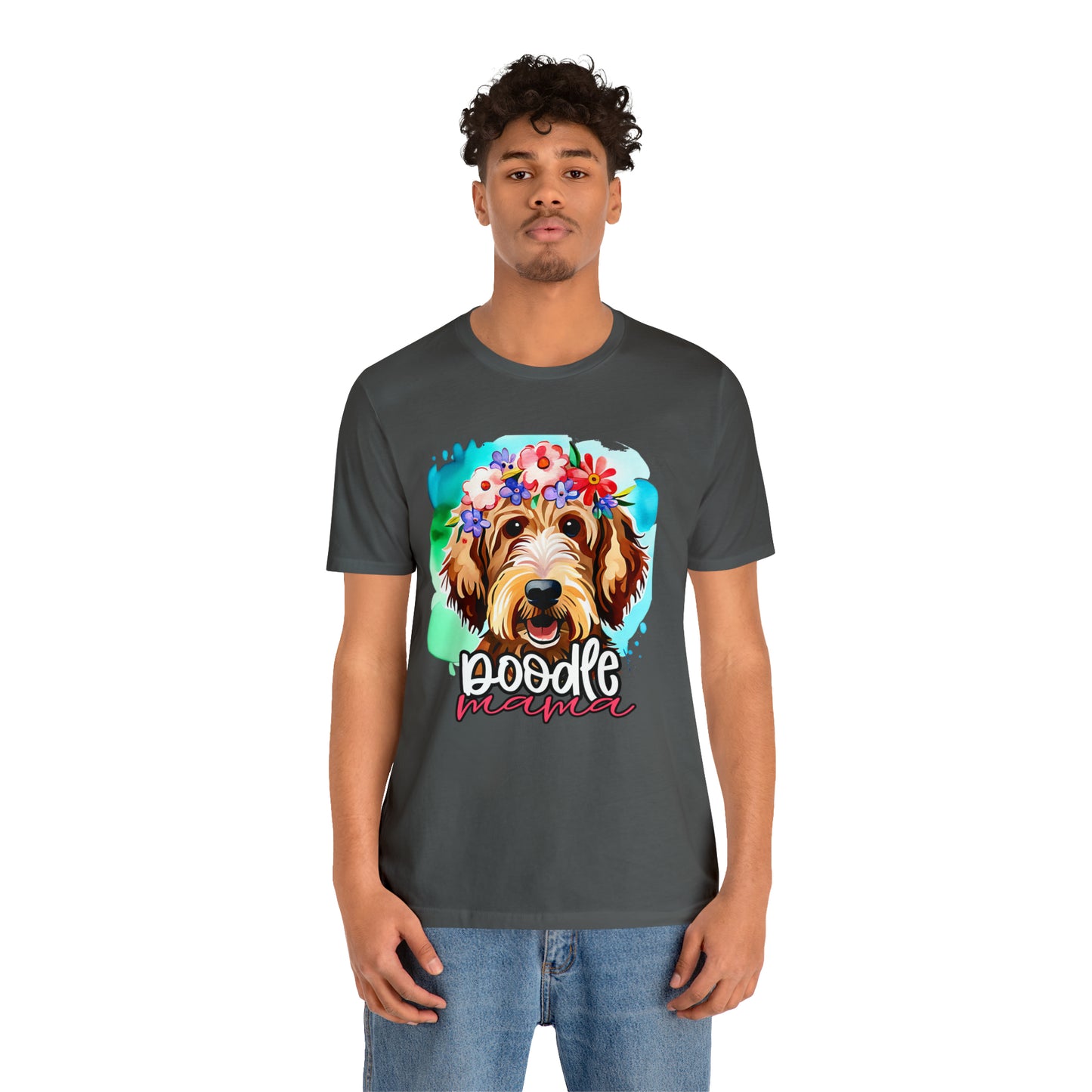 Doodle Mama Watercolor Unisex Jersey Short Sleeve Tee