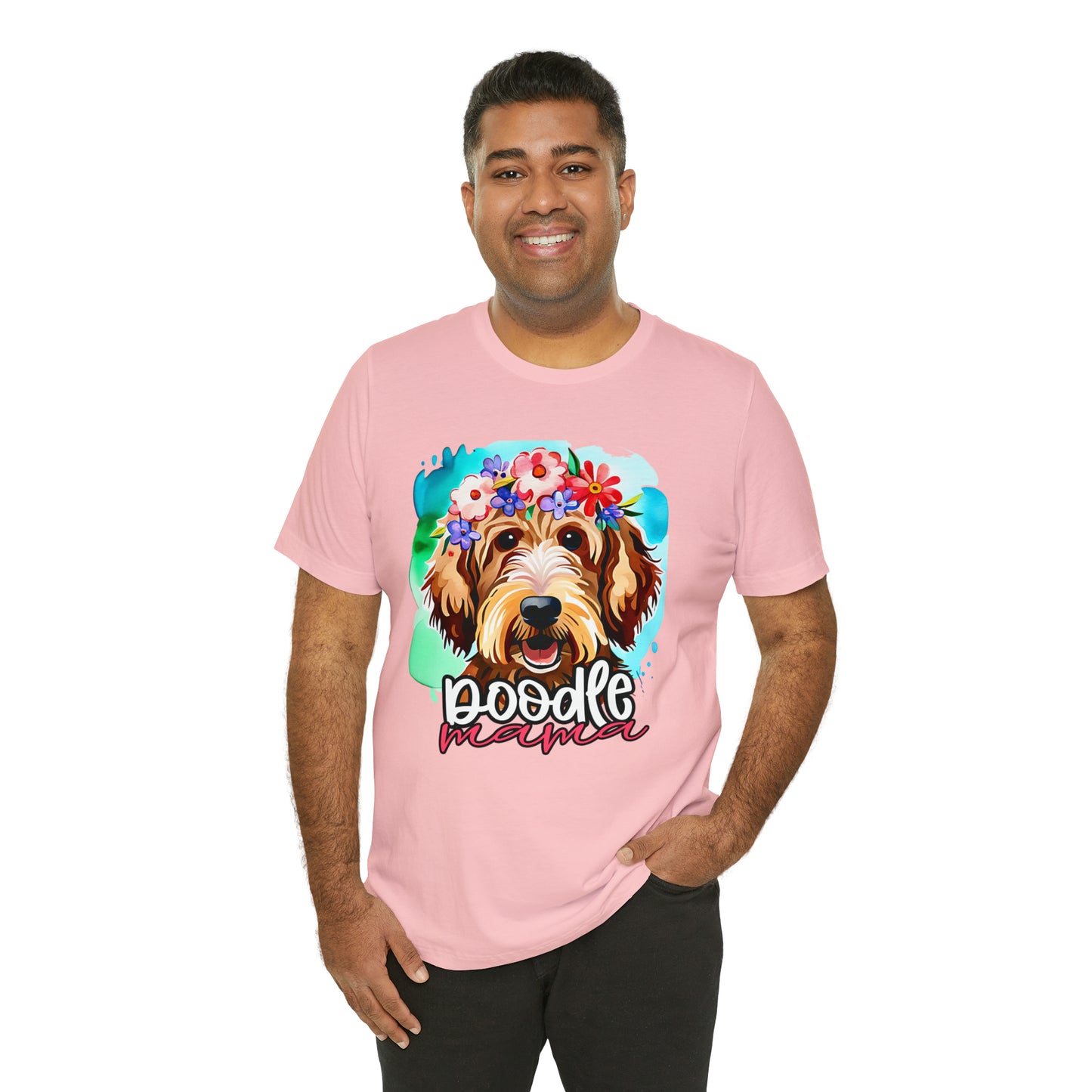 Doodle Mama Watercolor Unisex Jersey Short Sleeve Tee