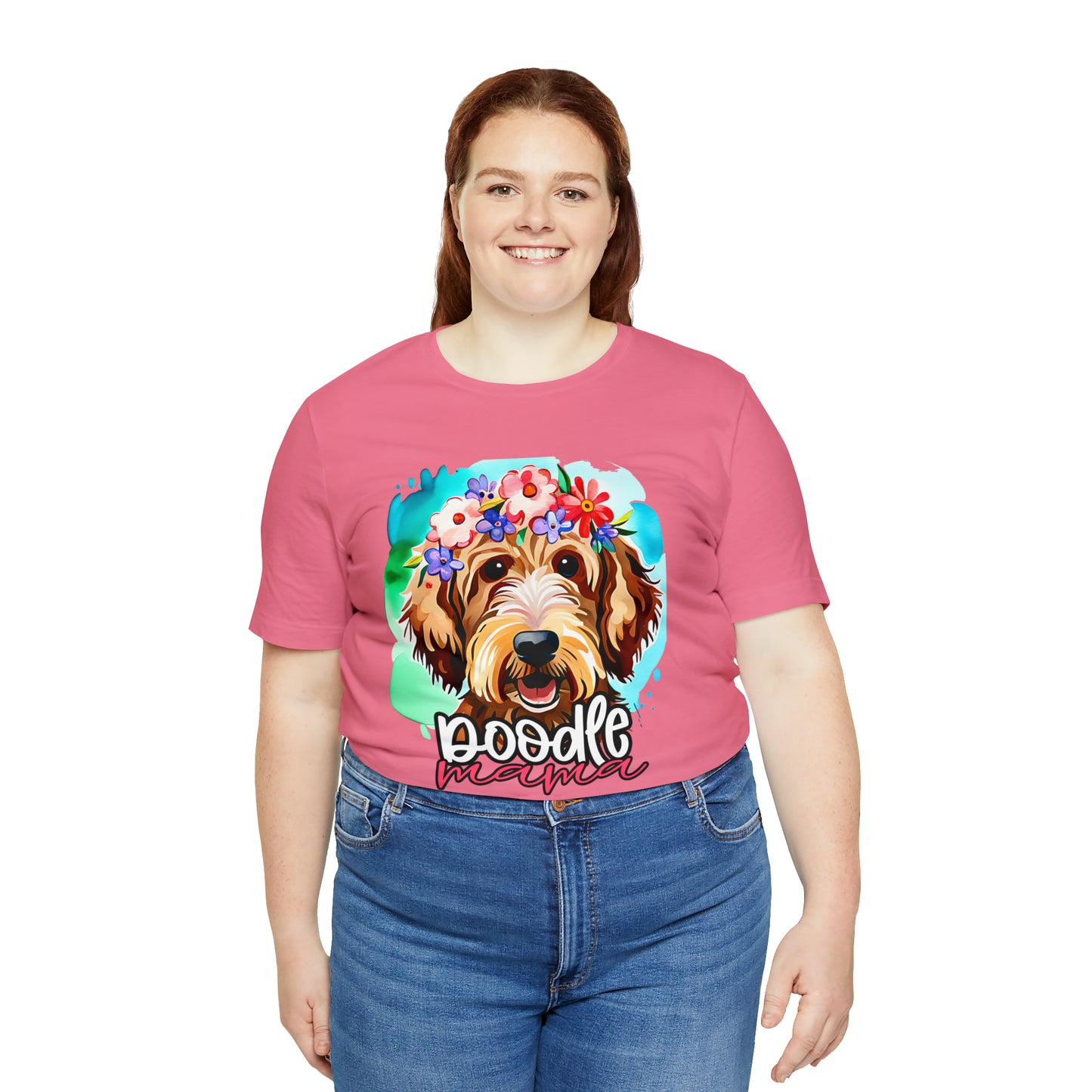 Doodle Mama Watercolor Unisex Jersey Short Sleeve Tee