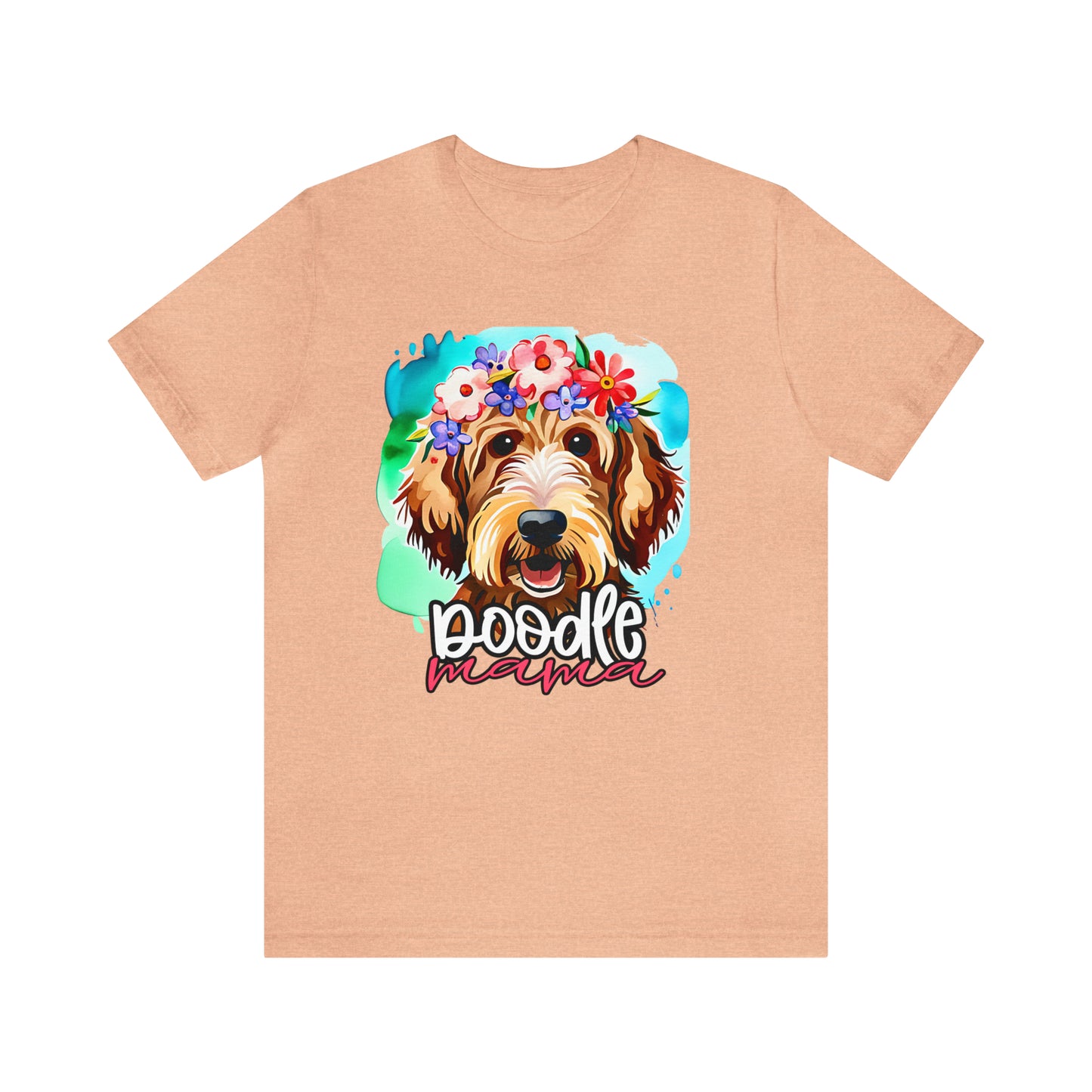 Doodle Mama Watercolor Unisex Jersey Short Sleeve Tee