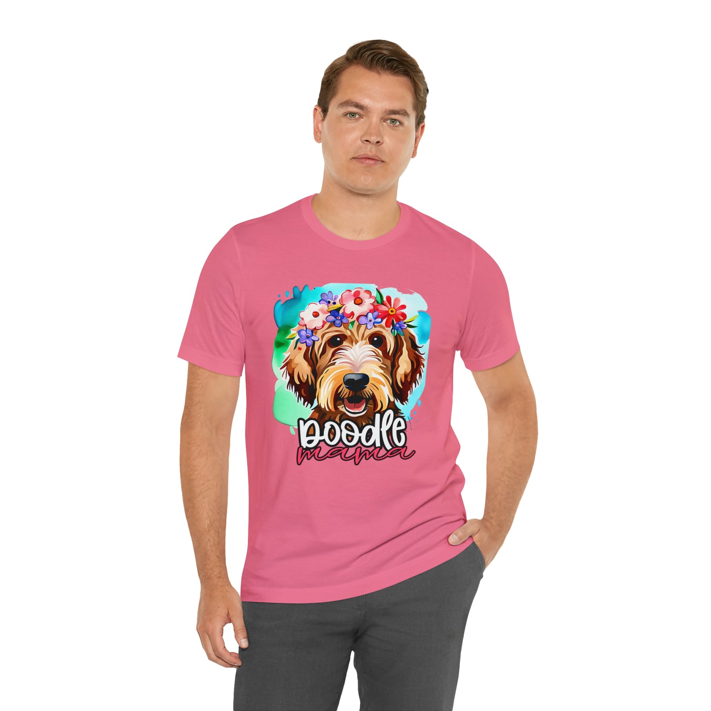 Doodle Mama Watercolor Unisex Jersey Short Sleeve Tee