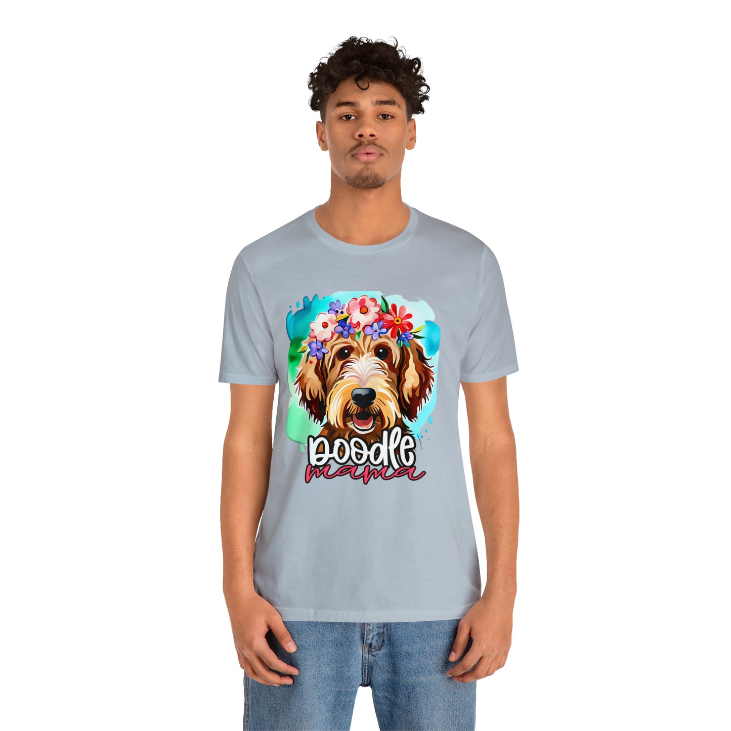 Doodle Mama Watercolor Unisex Jersey Short Sleeve Tee