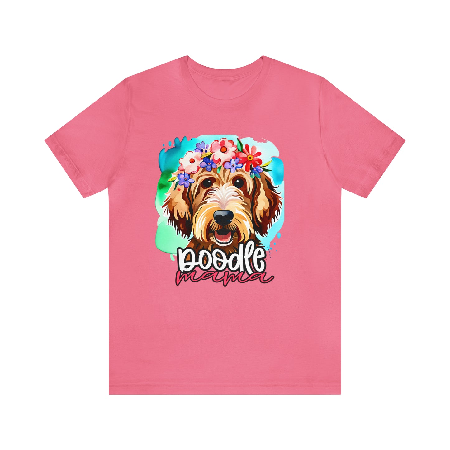 Doodle Mama Watercolor Unisex Jersey Short Sleeve Tee