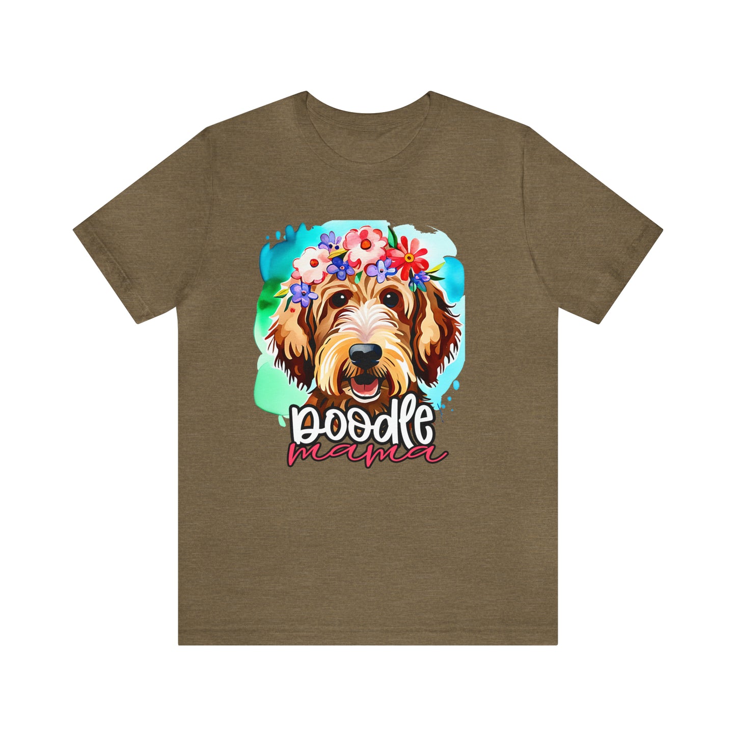 Doodle Mama Watercolor Unisex Jersey Short Sleeve Tee