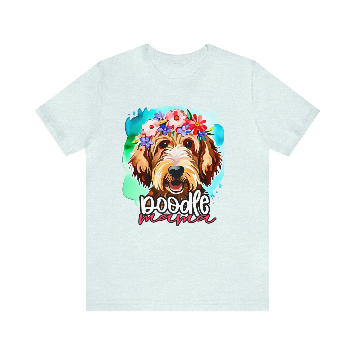 Doodle Mama Watercolor Unisex Jersey Short Sleeve Tee