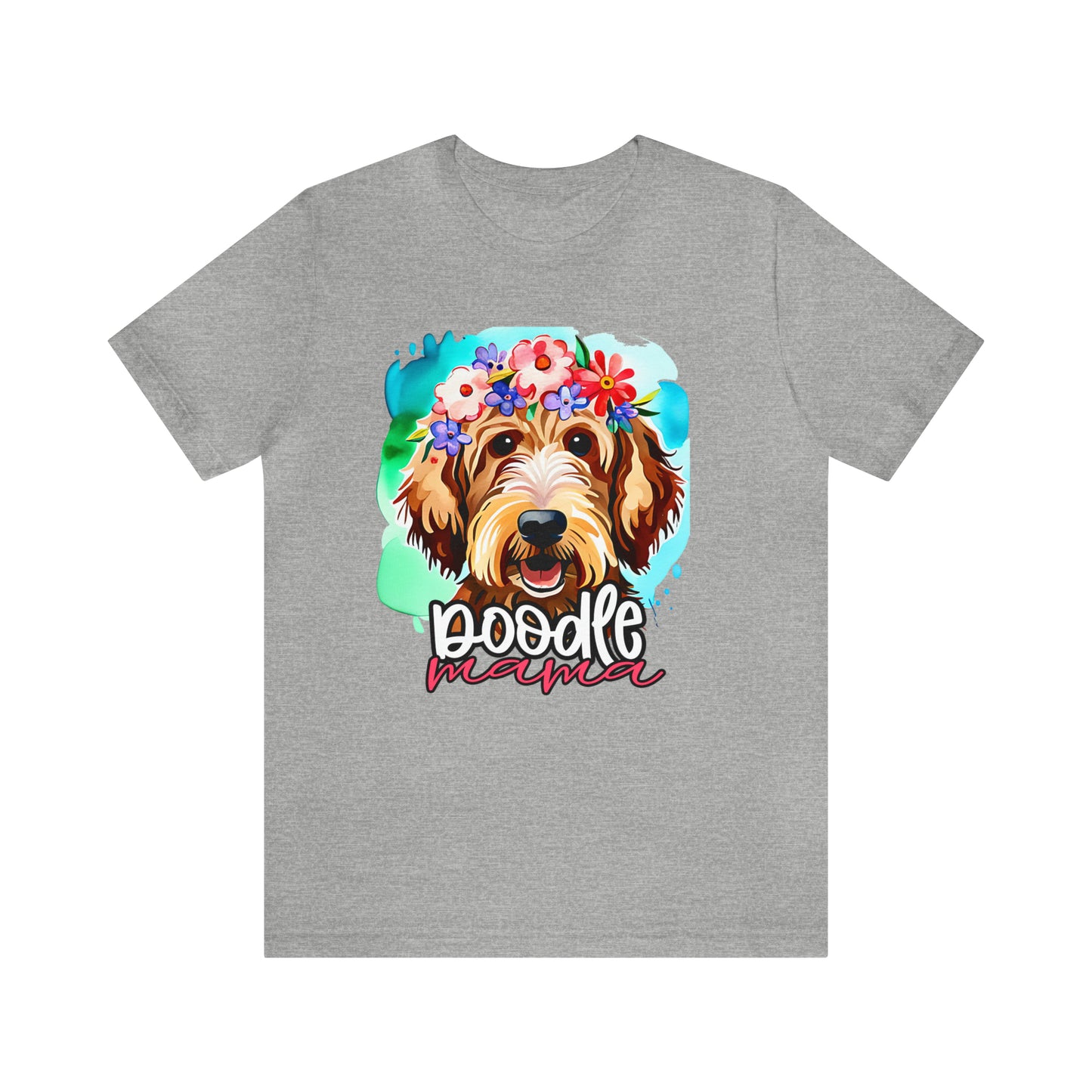 Doodle Mama Watercolor Unisex Jersey Short Sleeve Tee