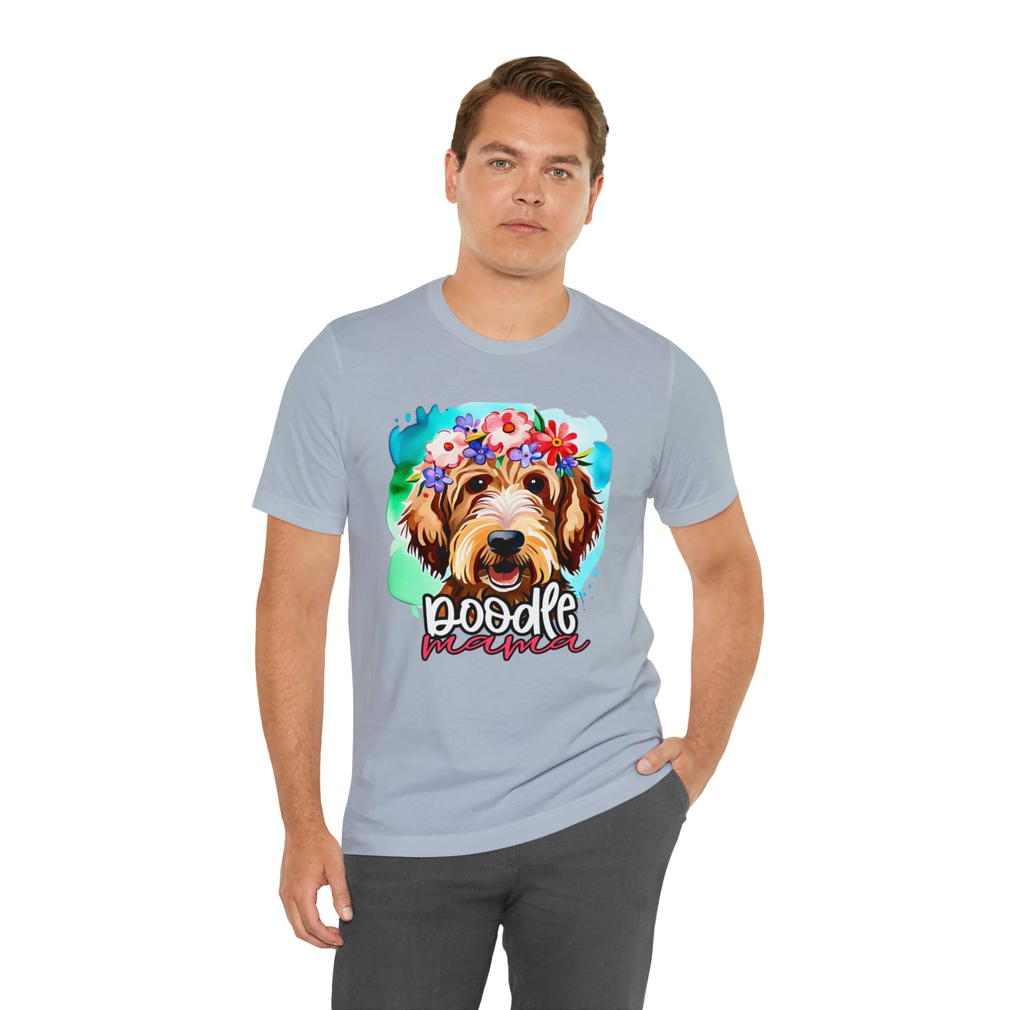 Doodle Mama Watercolor Unisex Jersey Short Sleeve Tee