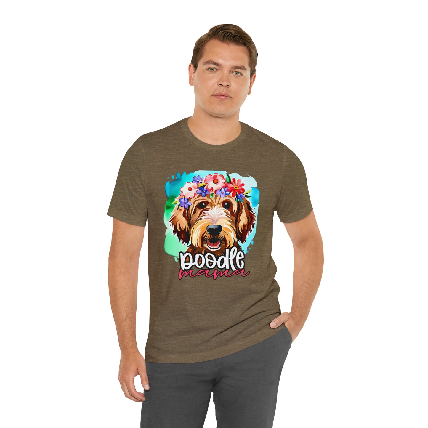 Doodle Mama Watercolor Unisex Jersey Short Sleeve Tee