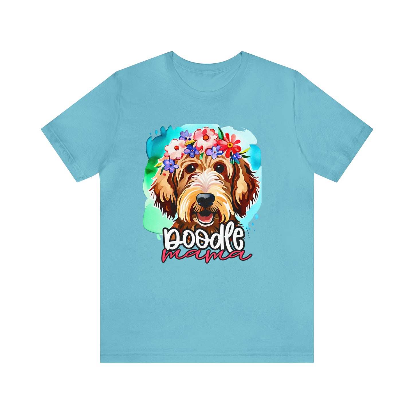 Doodle Mama Watercolor Unisex Jersey Short Sleeve Tee