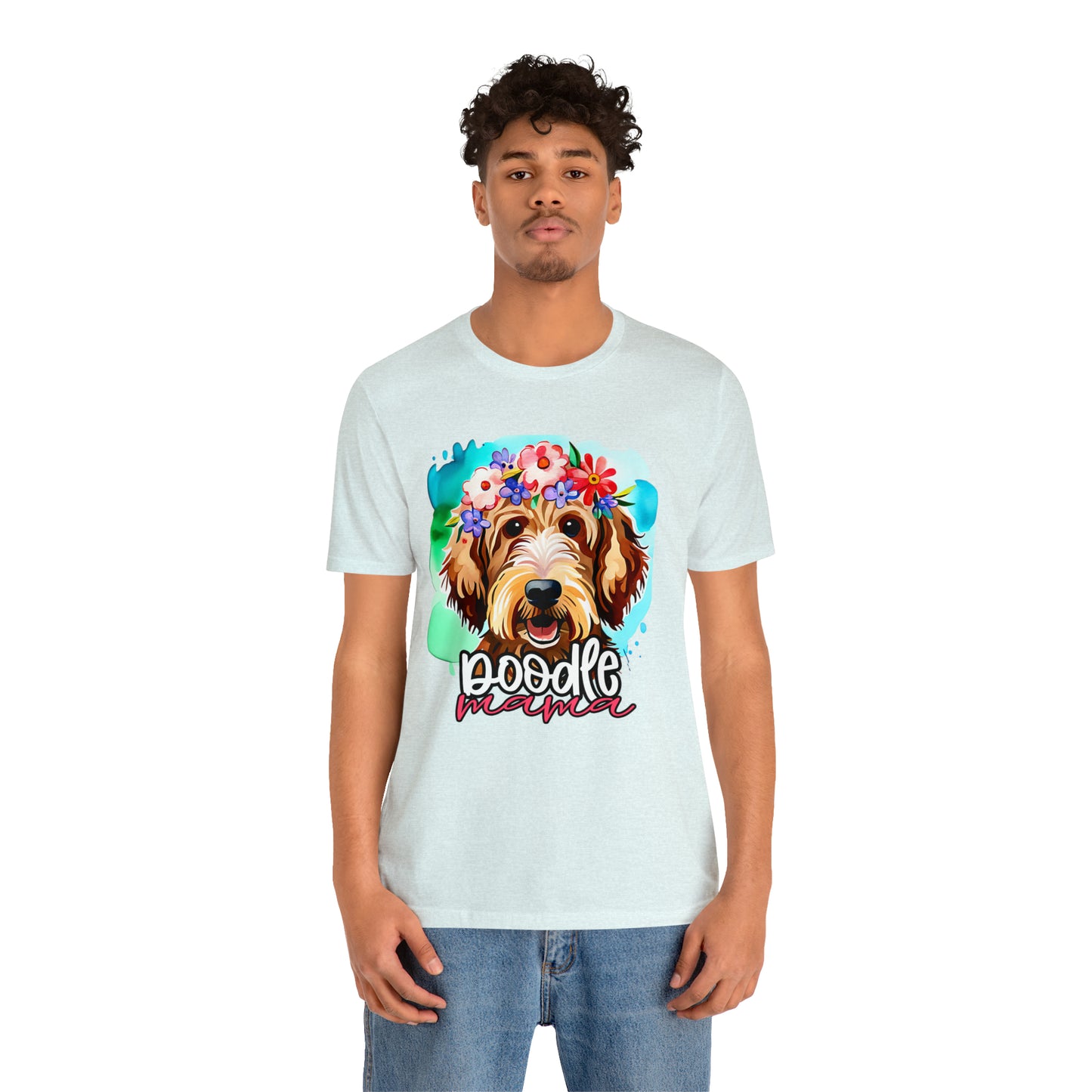 Doodle Mama Watercolor Unisex Jersey Short Sleeve Tee