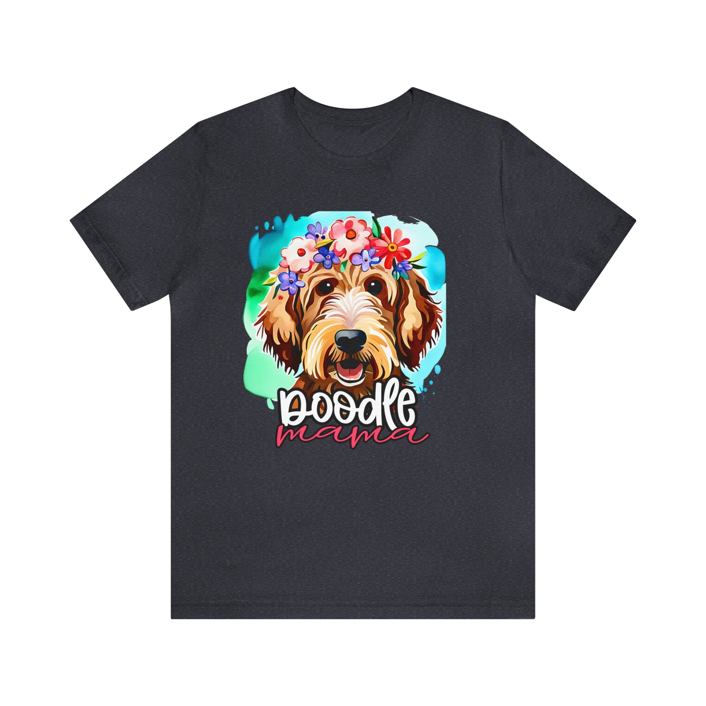 Doodle Mama Watercolor Unisex Jersey Short Sleeve Tee