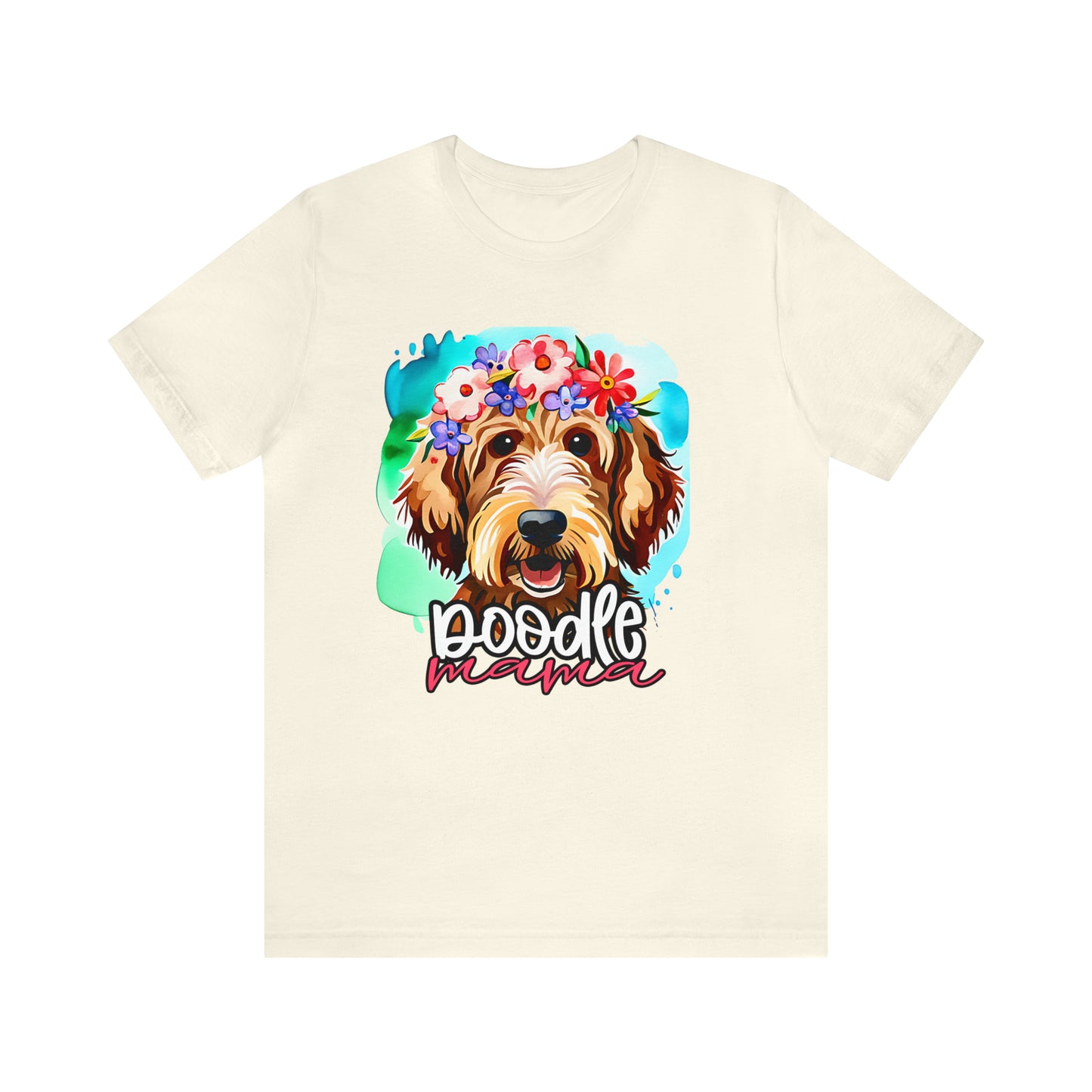 Doodle Mama Watercolor Unisex Jersey Short Sleeve Tee