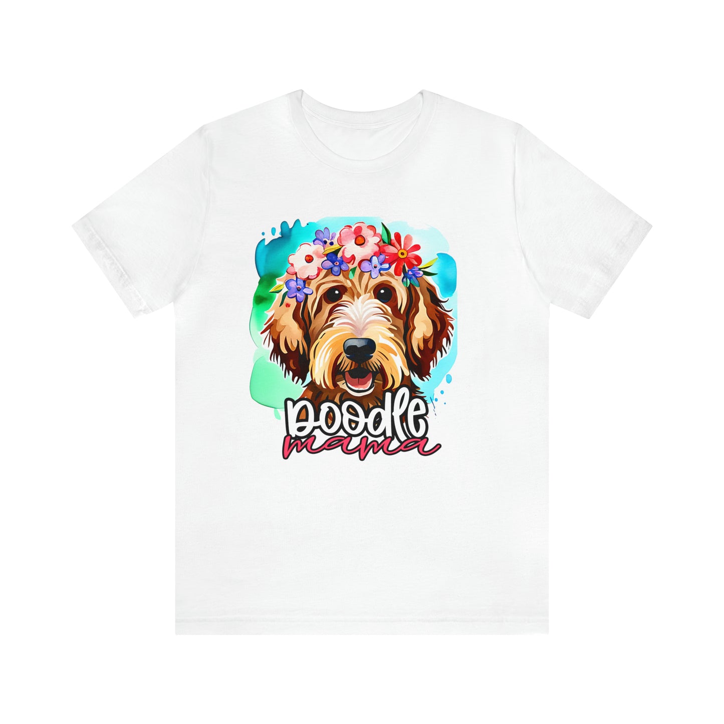 Doodle Mama Watercolor Unisex Jersey Short Sleeve Tee