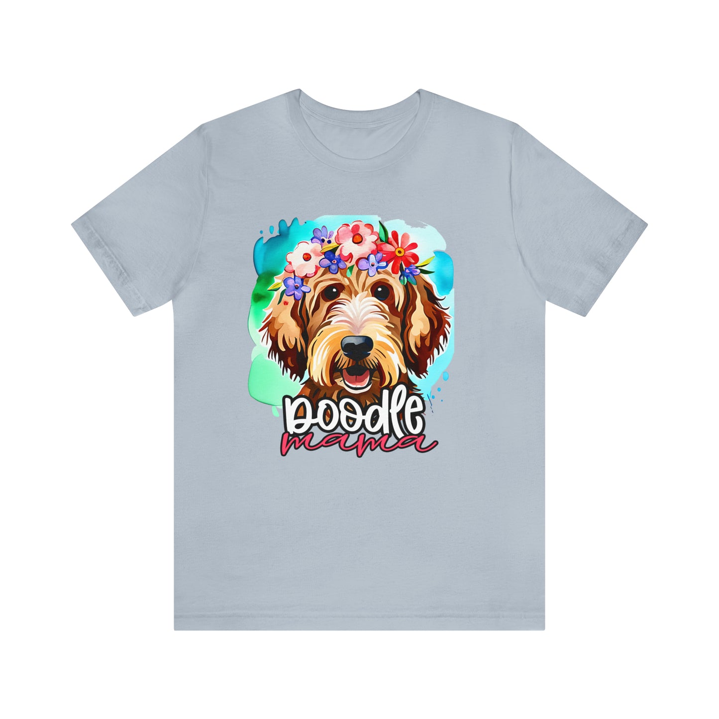 Doodle Mama Watercolor Unisex Jersey Short Sleeve Tee