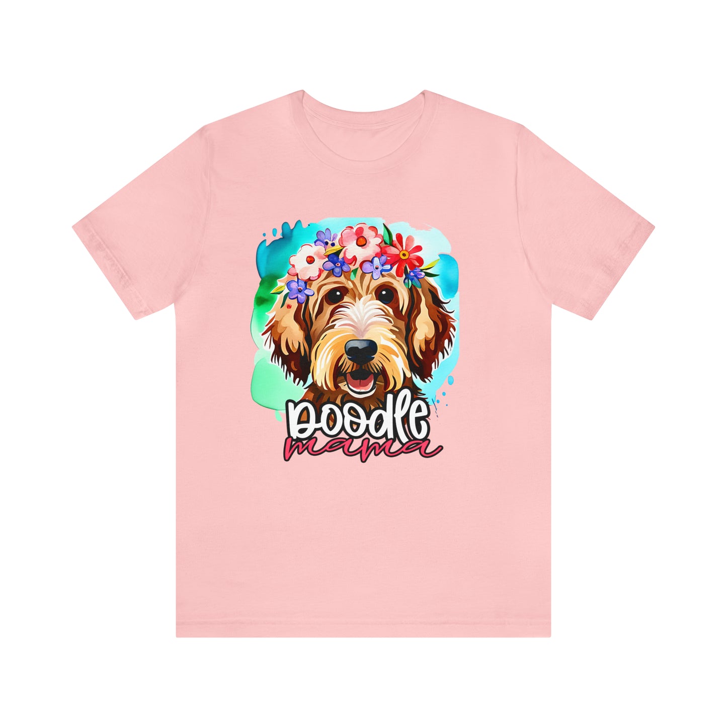 Doodle Mama Watercolor Unisex Jersey Short Sleeve Tee