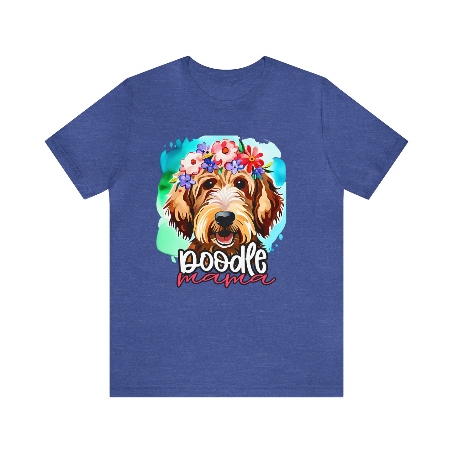 Doodle Mama Watercolor Unisex Jersey Short Sleeve Tee