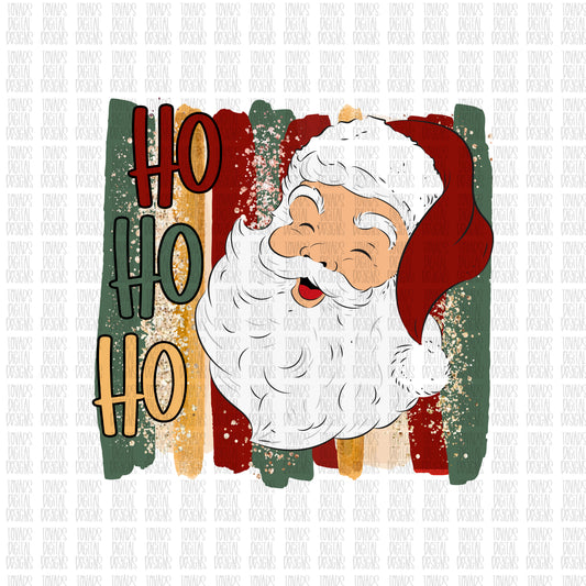 Ho Ho Ho Santa, png download, christmas sublimation design, Santa design, christmas Ho Ho Ho sublimation png, brush strokes christmas