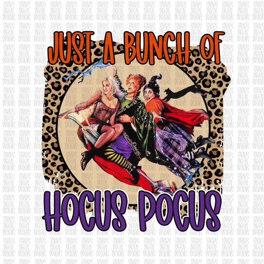 Just a bunch of hocus pocus png sublimation digital download