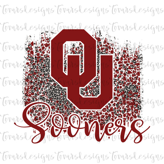 Sooners leopard png File Football