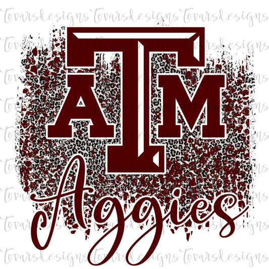 Texas A&M Leopard Aggies PNG FILE DOWNLOAd
