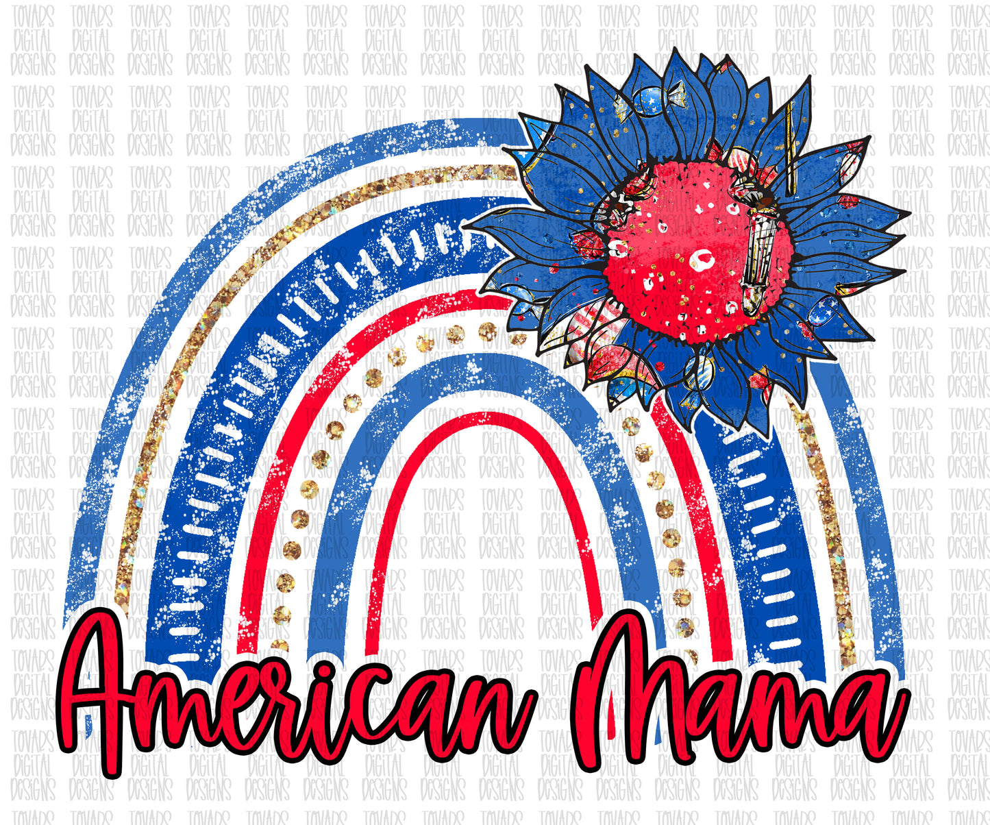 American mama Rainbow 4th of july Sunflower Sublimation png, fourth of July Png , patriotic USA God bless the usa png, Patriotic print