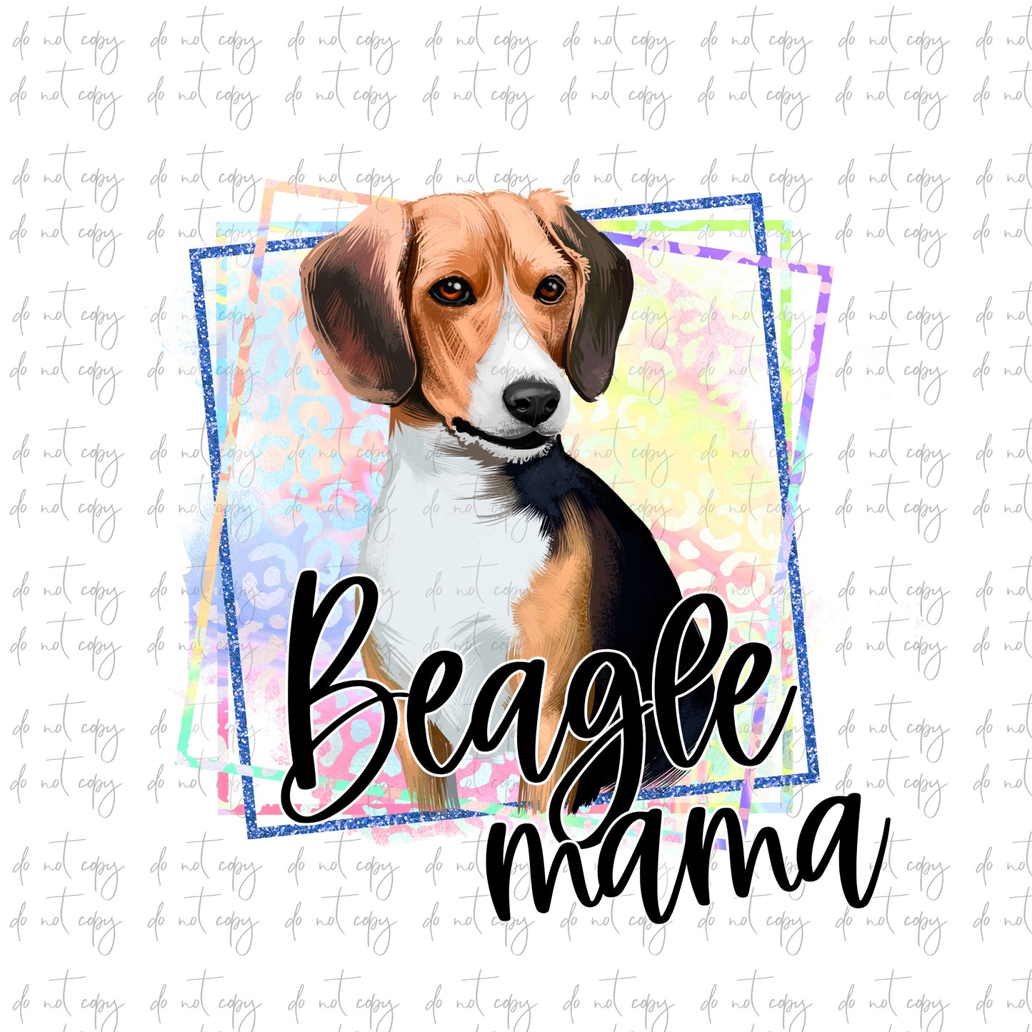 beagle Mama Png Sublimation dog
