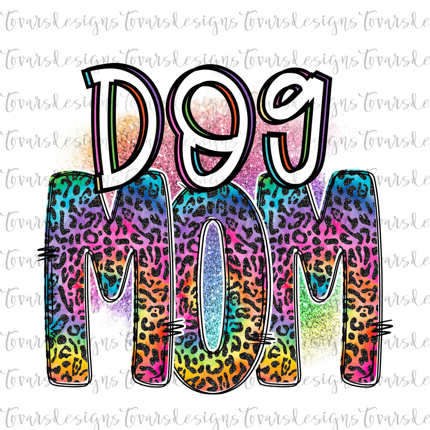 Mom Motherhood Rainbow Cheetah Sublimation Png Download, Instant Download, Mom Motherhood rainbow sublimation design