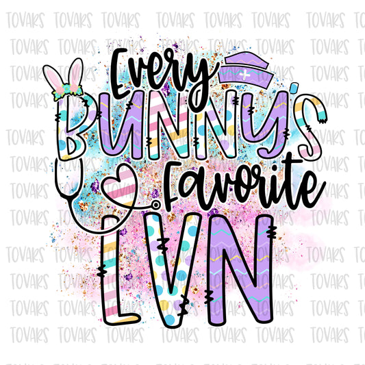 Every bunny's favorite lvn png file easter file sublimation design