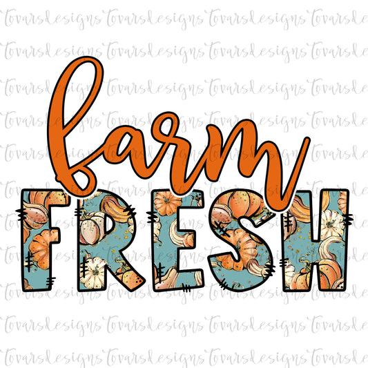 Farm Fresh Png file, Farmers Market design Sublimation Download, farm fresh pumpkins PNG File, farmers market pumpkin design, farm fresh png