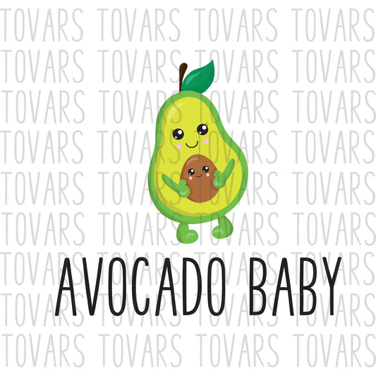 Avocado Sublimation Download, Avocado Baby PNG File, Instant Download, Avocado Design, Avocado printable, avocado sublimation design