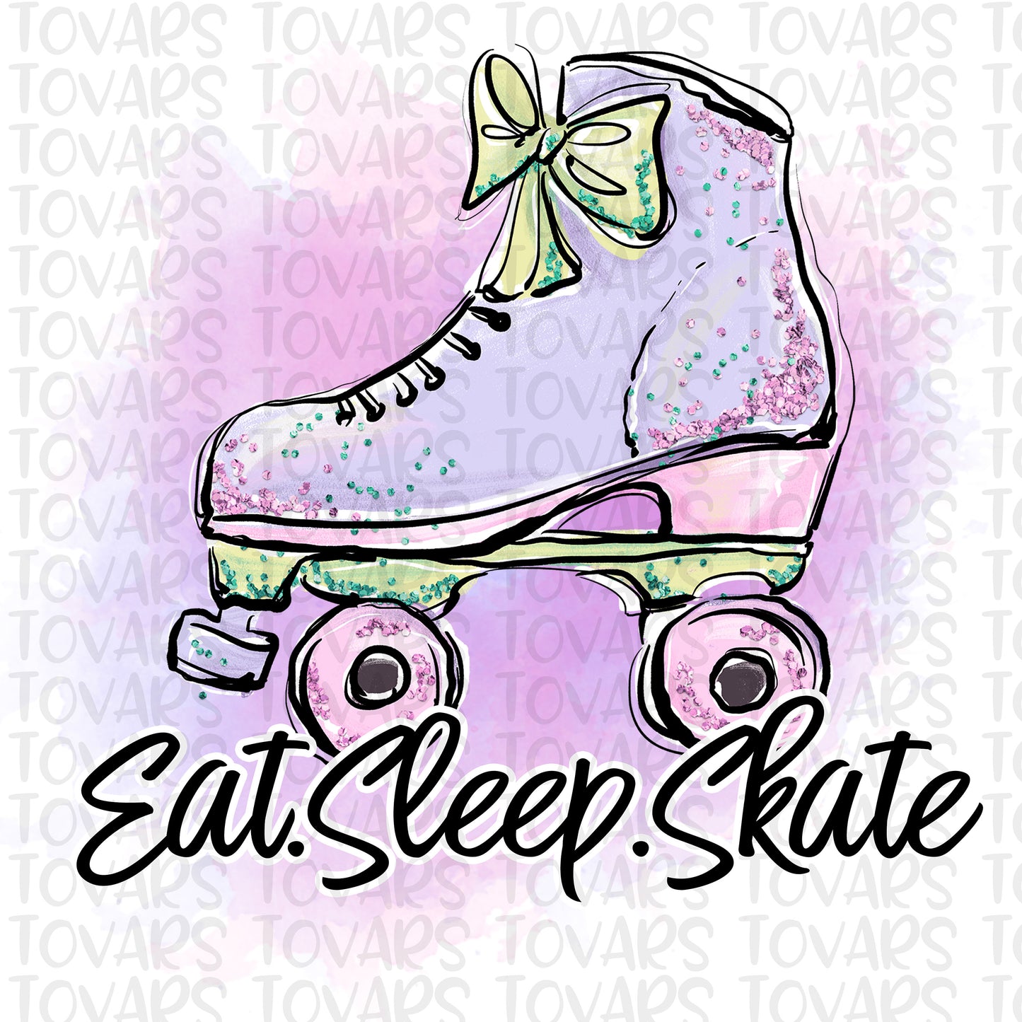 Eat Sleep Skate Roller Blading Sublimation Download, Roller Blading PNG File Instant Download Sublimation watercolor Roller Blade digital