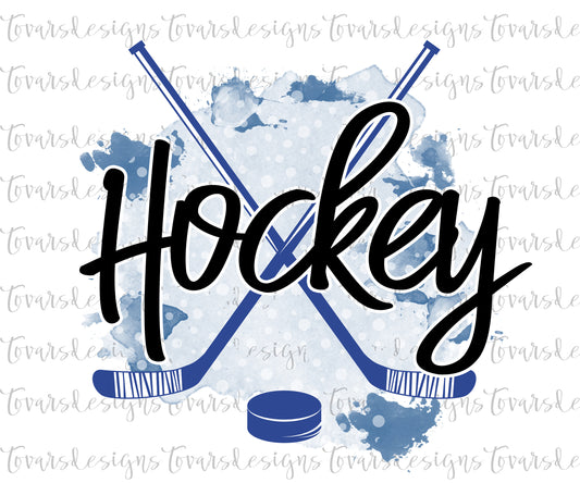 Hockey  PNG Design,  Hockey Sublimation Download, Hockey Watercolor Design png,  Ice Hockey Sublimation png, Hockey Sublimation png file