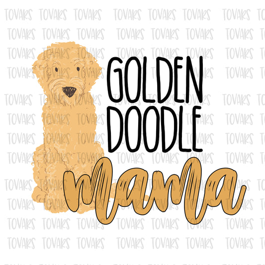 Golden Doodle Mama Sublimation Download, Golden Doodle PNG File Instant Download Sublimation Download,  Golden Doodle Mama Design