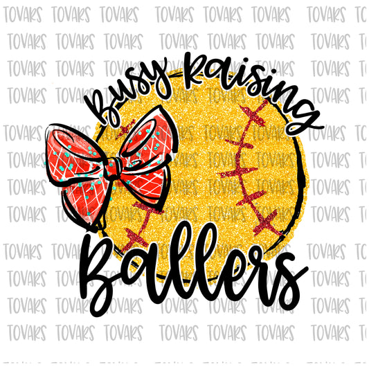Busy Raising Ballers Softball Sublimation Download Softball mom PNG Instant Download Sublimation Download Clipart Softball instant download