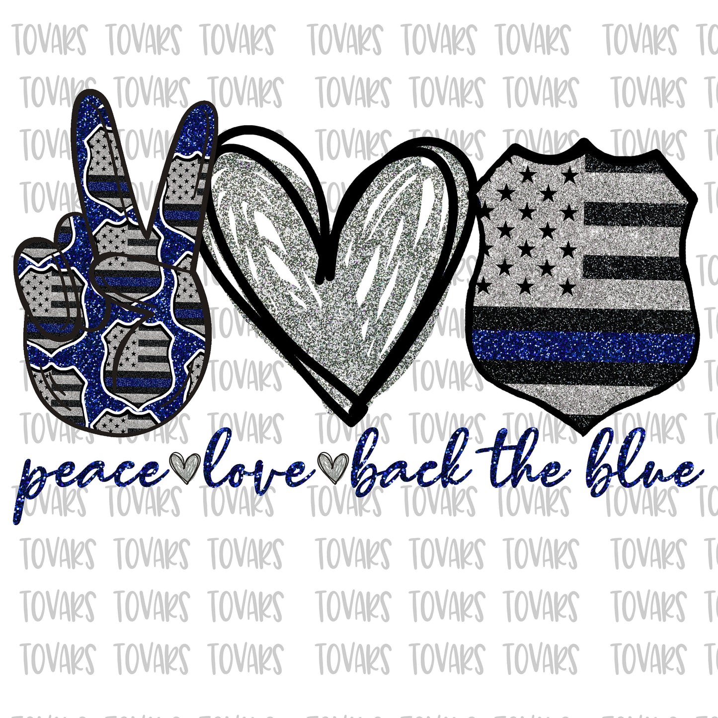 Peace love Back the Blue Police Sublimation Png Digital Download, Peace Love Back the Blue Png, Police Sublimation PNG, Peace Love Police png