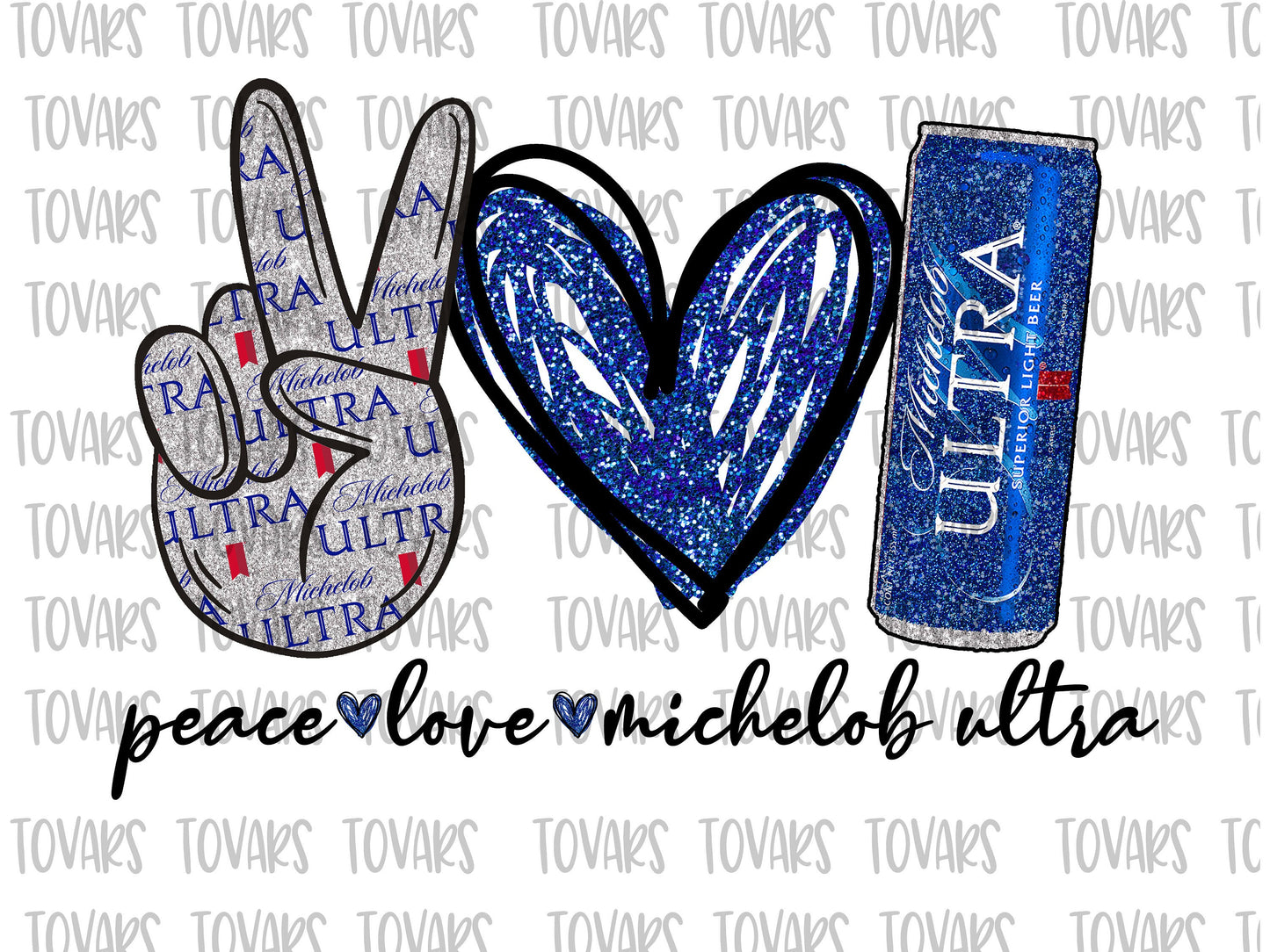 Peace love Michelob Ultra Beer Sublimation Png Digital Download, Michelob Ultra Beer Png, Beer sublimation PNG, peace love beer design