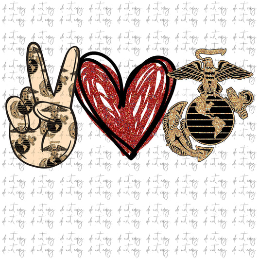 Peace love Design Sublimation download, Military Sublimation png file, Peace love Digital file, sublimation png, Military Design Digital