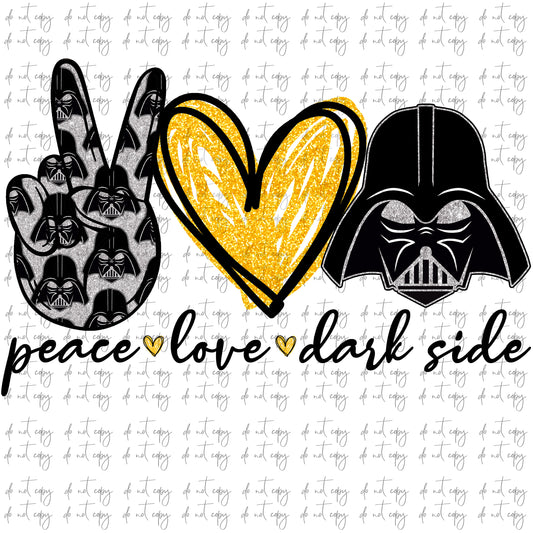 Peace love Design Sublimation Digital Download, Movie Png File, Peace love Design Black Silver Glitter print, Sublimation digital download