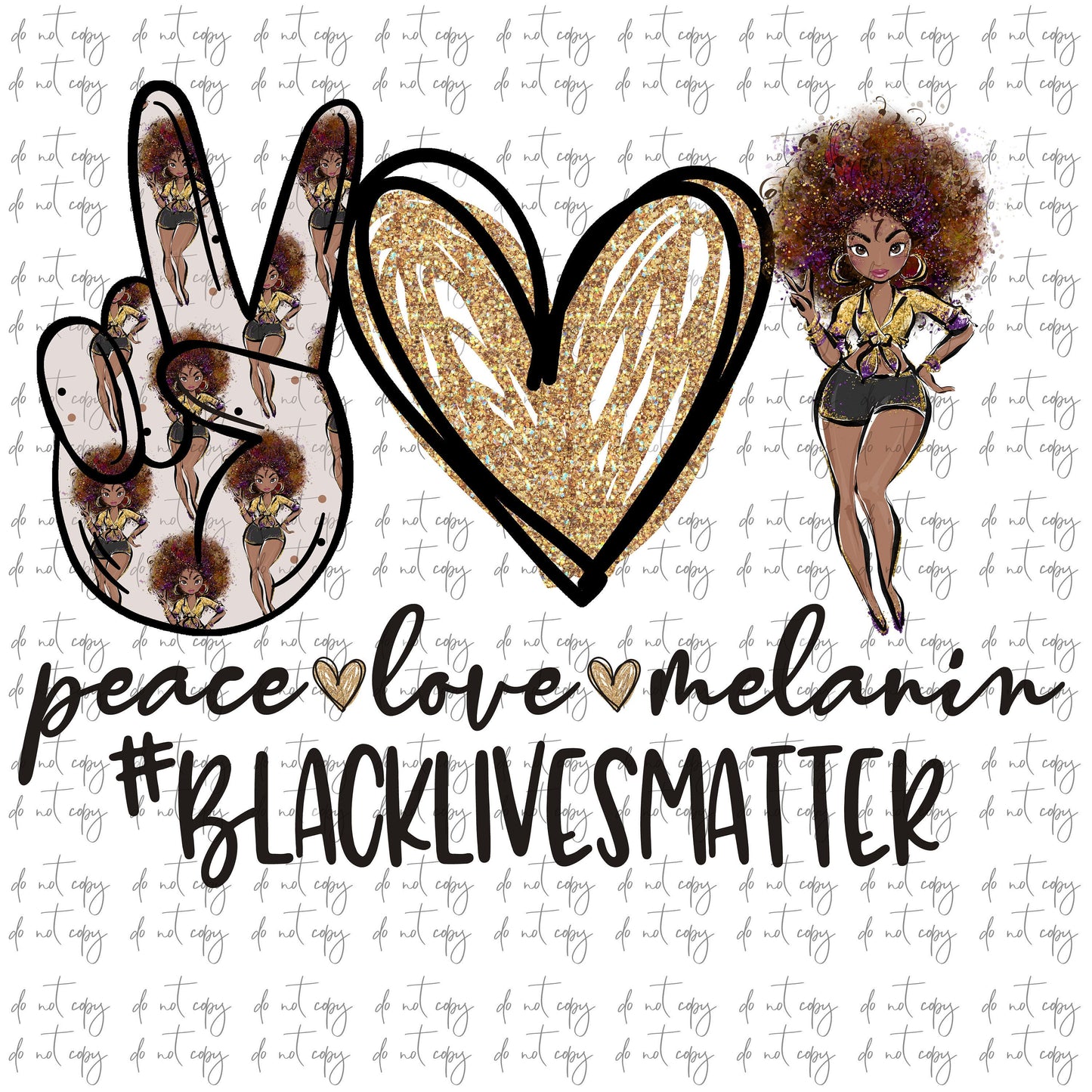 Peace love Melanin Black Lives Matter Sublimation Png Digital Download, Peace Love Melanin BLM Png, Melanin PNG, Peace Love Melanin png