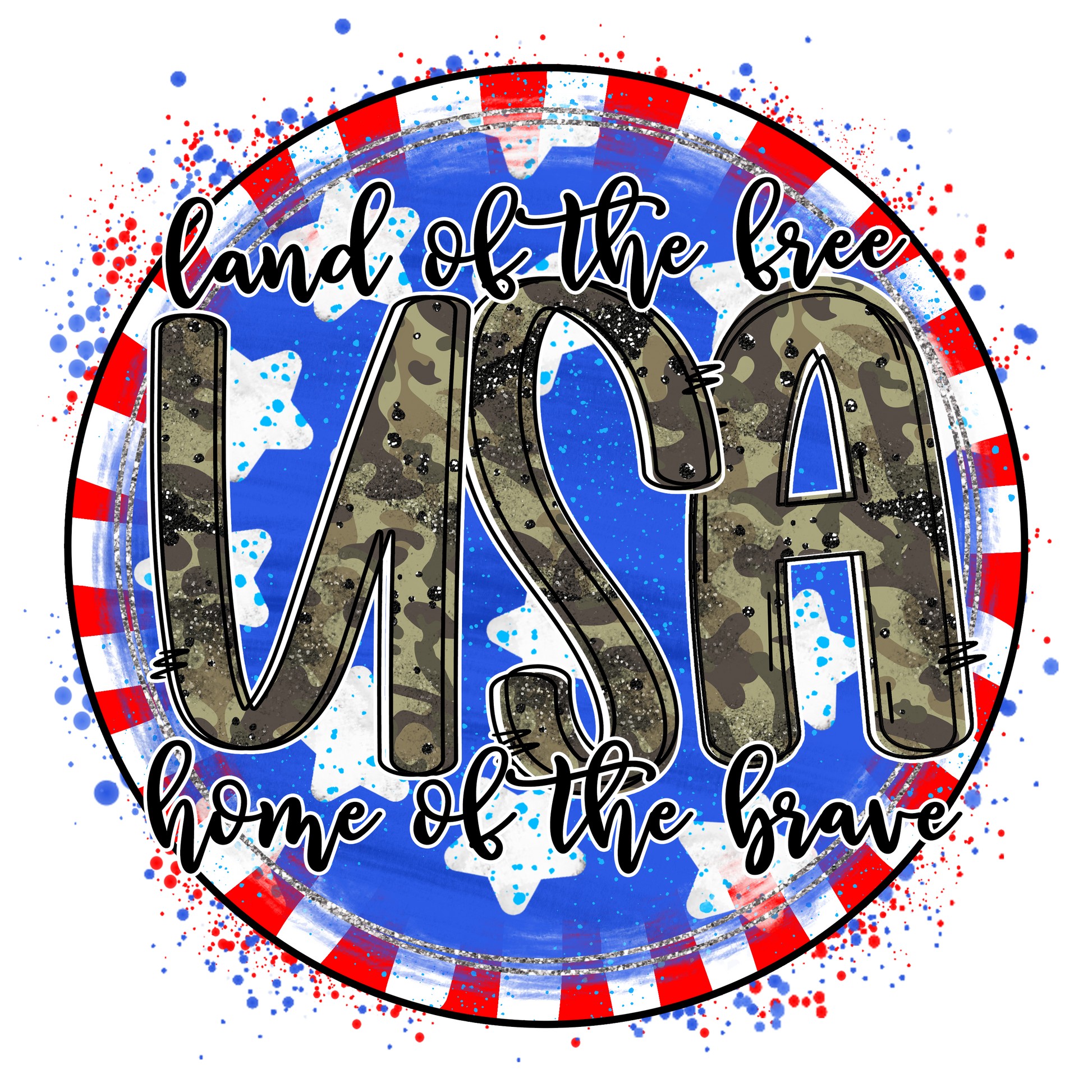 4th of July Sublimation Design