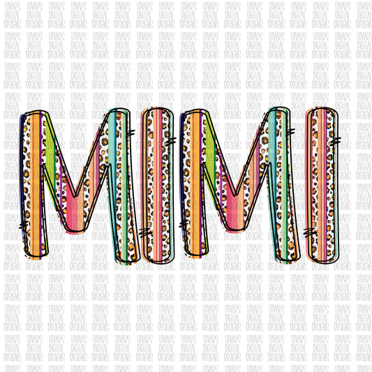 Mimi Leopard serape print Sublimation Download, Mimi leopard serape PNG File Instant Download, Mimi leopard serape Sublimation